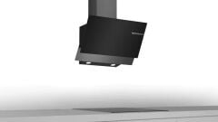 DWK65AD30R-Serie 4 Duvar Tipi Davlumbaz 60 cm Cam, siyah-Inox,616 m³/h