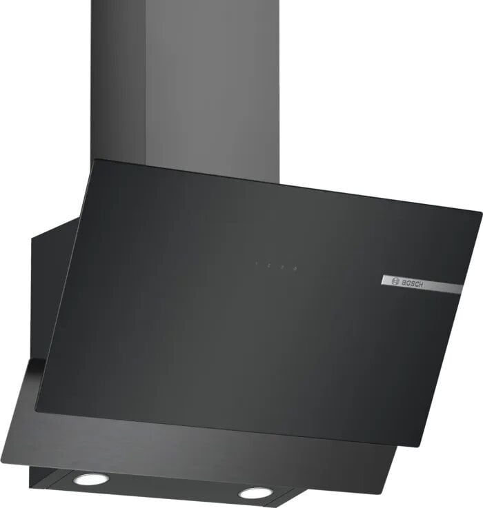 DWK65AD30R-Serie 4 Duvar Tipi Davlumbaz 60 cm Cam, siyah-Inox,616 m³/h