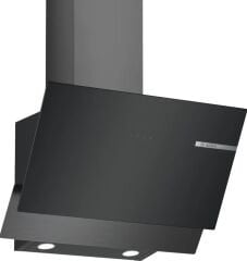 DWK65AD30R-Serie 4 Duvar Tipi Davlumbaz 60 cm Cam, siyah-Inox,616 m³/h