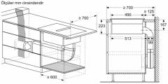 PVS811B16E-Serie 4 Davlumbaz Entegreli İndüksiyon Ocak  80 cm Çerçevesiz Yüzey