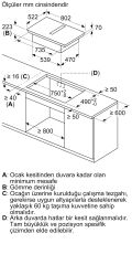 PVS811B16E-Serie 4 Davlumbaz Entegreli İndüksiyon Ocak  80 cm Çerçevesiz Yüzey