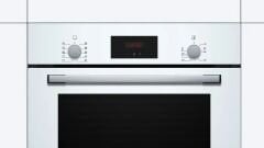 HBF512BW1T-Serie 2 Ankastre Fırın 60 x 60 cm Siyah-3D Turbo-7 Proğram