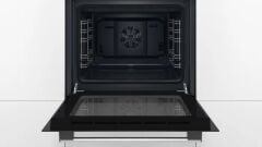 HBF512BW1T-Serie 2 Ankastre Fırın 60 x 60 cm Siyah-3D Turbo-7 Proğram