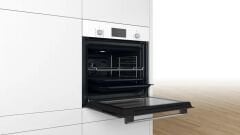 HBF512BW1T-Serie 2 Ankastre Fırın 60 x 60 cm Beyaz-3D Turbo-7 Proğram