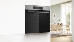 HJG852YS0-BOSCH-Serie 6 Ankastre Fırın 60 x 60 cm  silver-EcoClean Direct-76 Litre