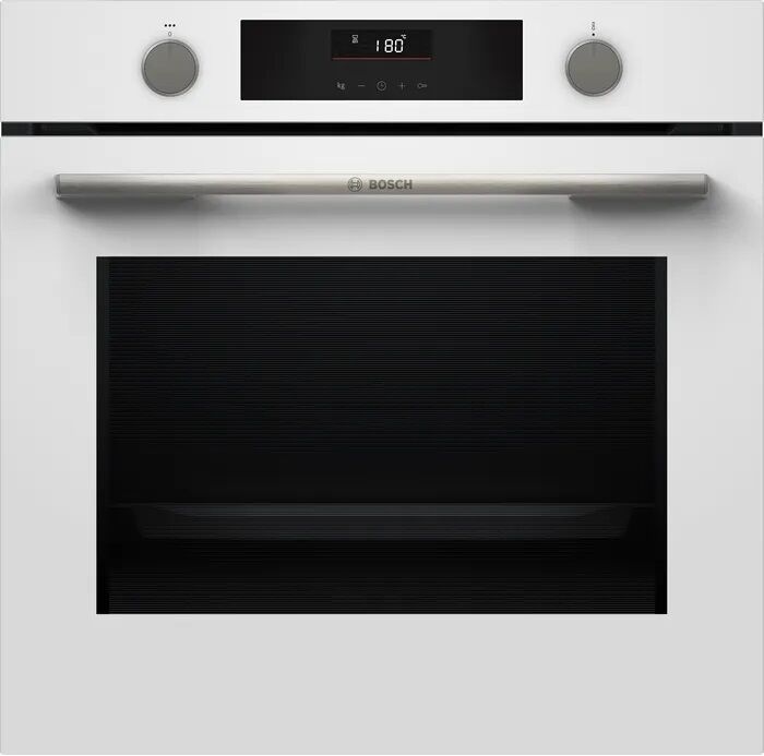 HUA736EV0T-Serie 4 Buhar Destekli Ankastre Fırın 60 x 60 cm Beyaz-EcoClean-Hidrolitik