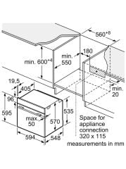 HJA737BA0-Serie 4 Ankastre Fırın 60 x 60 cm Siyah-EcoClean-Direct 76 lt-7 prg