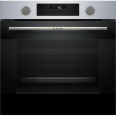 HUA736ER0-Serie 4 Buhar Destekli Ankastre Fırın 60 x 60 cm Inox-EcoClean-Hidrolitik