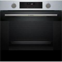 HUA736ER0-Serie 4 Buhar Destekli Ankastre Fırın 60 x 60 cm Inox-EcoClean-Hidrolitik