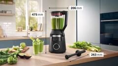 MMB6652B-Seri 6  Yüksek Performanslı Blender VitaPower 1800 W Siyah