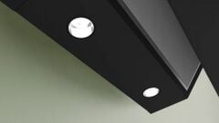 DWK96PJ60T-Serie | 4 90 cm yatay siyah cam davlunbaz 700 m³/saat