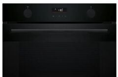 HUA736EA0T-Serie 4 Buhar Destekli Ankastre Fırın 60 x 60 cm Siyah-EcoClean-Hidrolitik