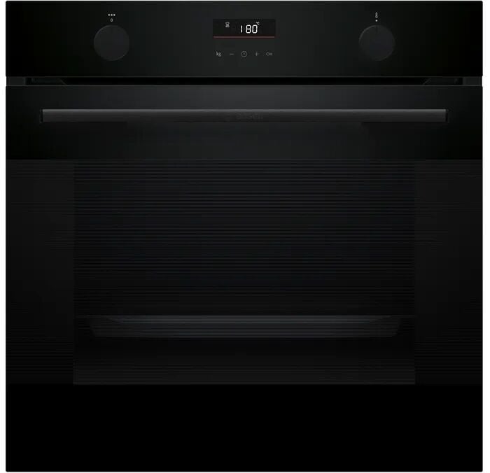 HUA736EA0T-Serie 4 Buhar Destekli Ankastre Fırın 60 x 60 cm Siyah-EcoClean-Hidrolitik