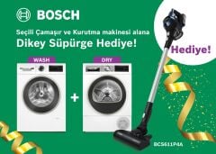 Hijyen kampanyası ( WGA25202TR(10 kg çamaşır) + WQG25201TR( 10 kg kurutma) alana hediye BCS611P4A(kablosuz süpürge)