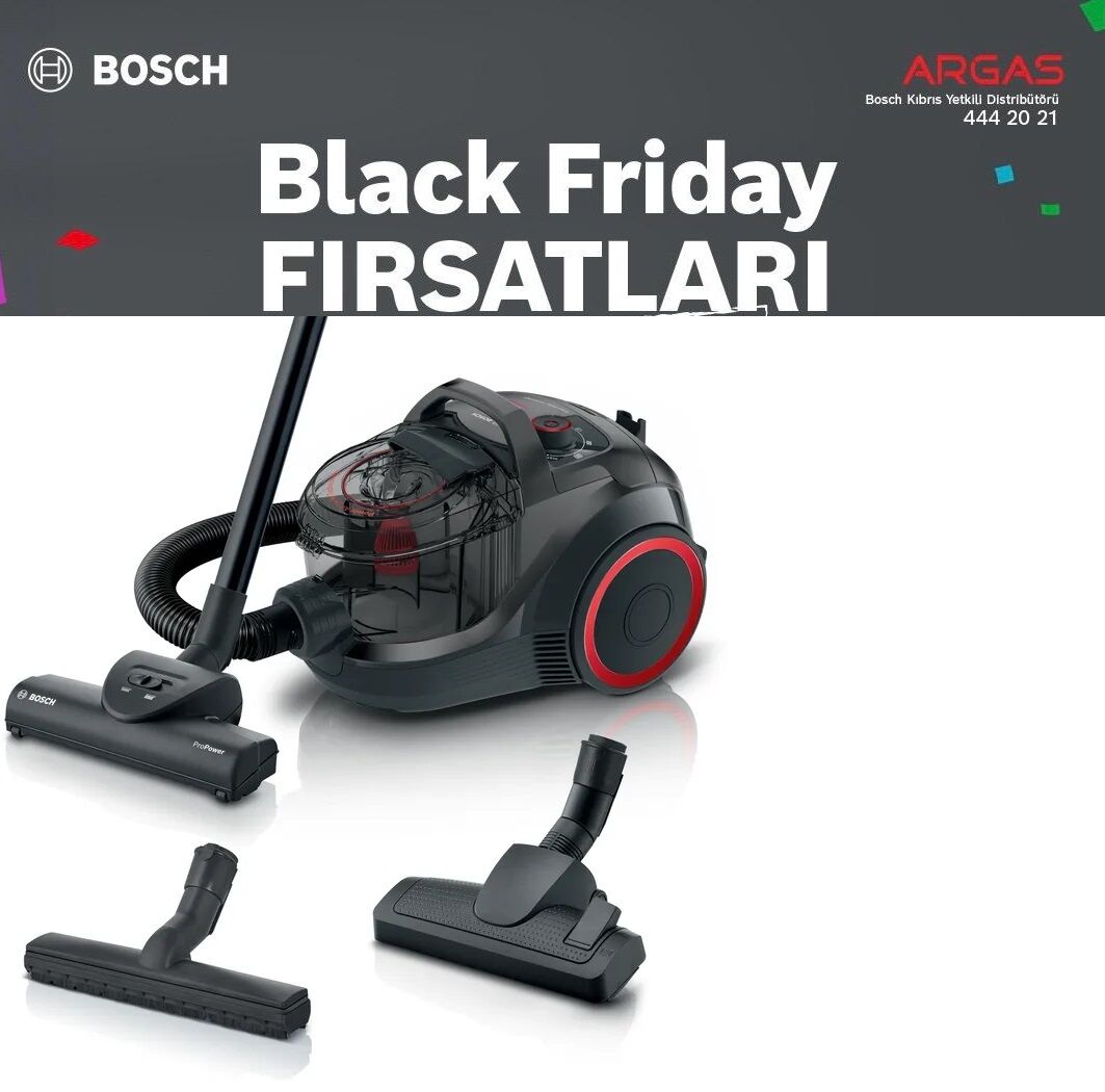 BGS21POW2-Serie 4 Toz torbasız Süpürge ProPower Siyah