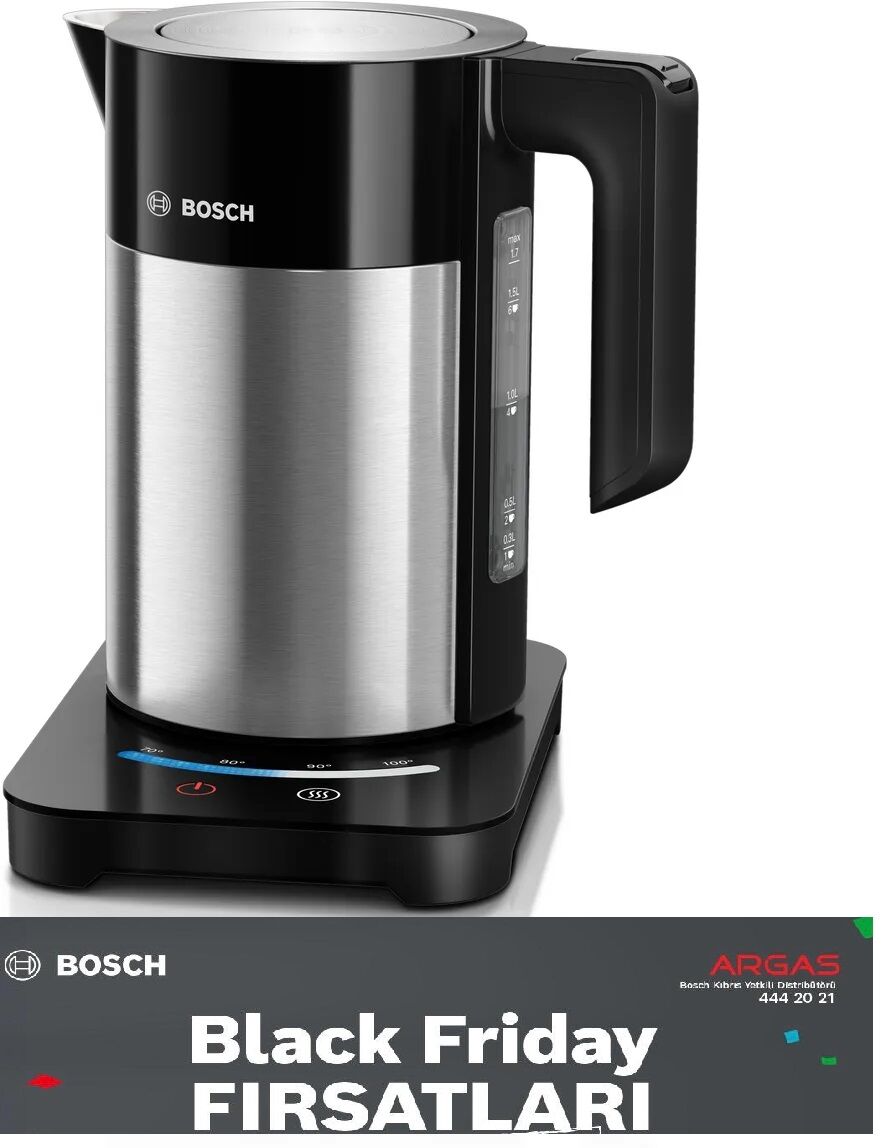 TWK7203-Kettle 1.7 l Stainless steel