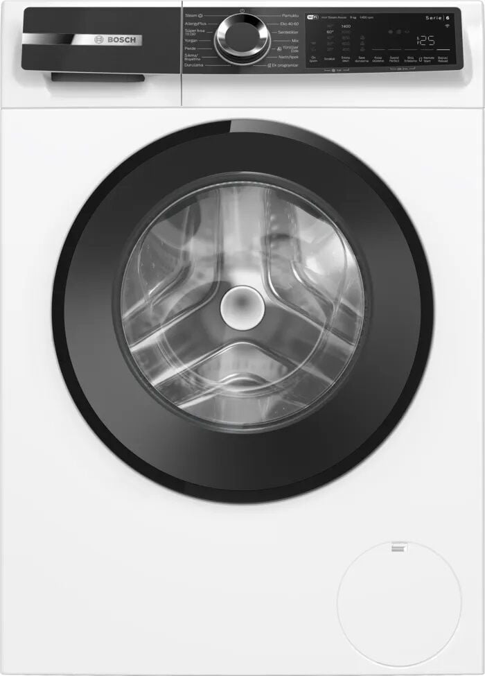 WGK244Z0TR-Serie 6 Çamaşır Makinesi 9 kg maks. 1400 dev./dak. Beyaz