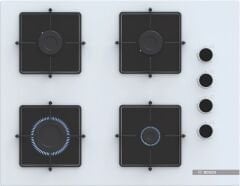 POP7C2P30O-Serie 4 Gazlı Ocak 67 cm Sert cam, Beyaz