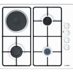 PBY6C2K62Q-SERİ 2 / 60CM BEYAZ ANKASTRE OCAK-3 GÖZ GAZ + 1 GÖZ ELEKTRİK