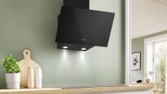 DWK63PJ60T-Serie 2 Duvar Tipi Davlumbaz 60 cm Siyah Cam, Siyah