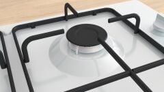 PBP6C2K80O-Serie 2 Gazlı Ocak 60 cm Emaye, Beyaz