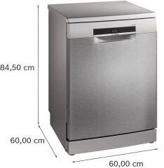 SMS6EMI38Q-Serie | 6 Solo Bulaşık Makinesi 60 cm Inox- 3 Çekmece -6 proğram-Home Connect