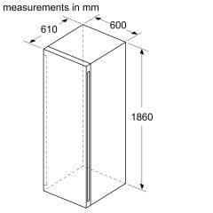 KWK36ABGA-Seri 6 Solo Şarap Soğutucu 186 x 60 cm (199 şişe kapasitesi)