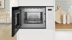 BEL554MW2-Serie 6 Ankastre Mikrodalga, Izgara Fonksiyonlu 59 x 38 cm Beyaz 25 LT.