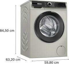 WGK264ZXME-Serie 6 Çamaşır Makinesi 11 kg maks. 1400 dev./dak. silver