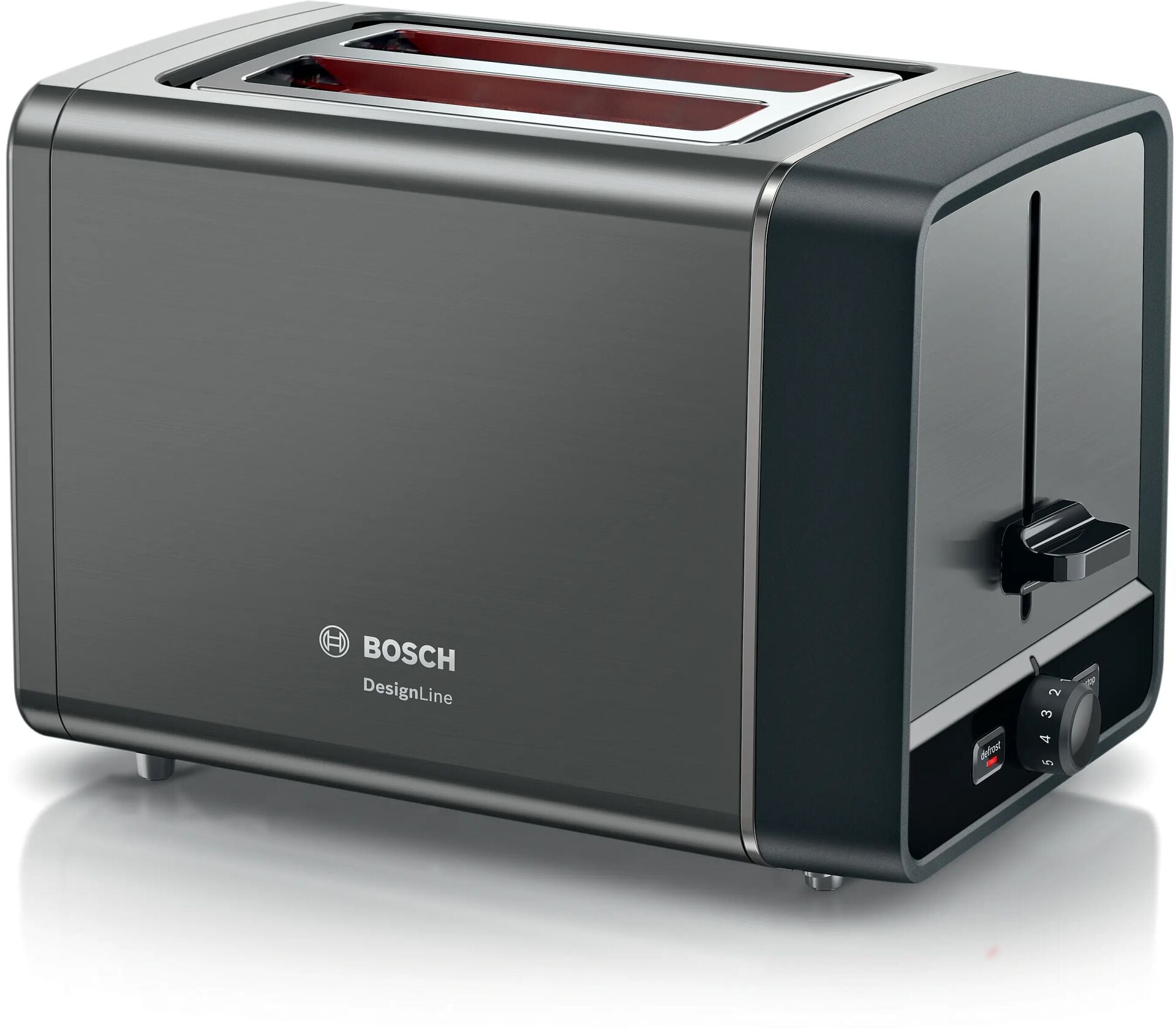 TAT5P425-Bosch Kompakt Ekmek Kızartma makinesi DesignLine Gri