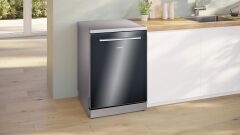 SMS6ENB60T-Serie | 6 Solo Bulaşık Makinesi 60 cm Siyah- 3 Çekmece -6 proğram-Home Connect