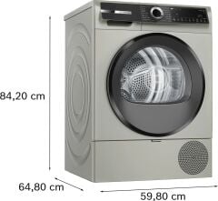 WQK2521XME-Seri | 6 ısı pompalı kurutucu 10 kg Gümüş