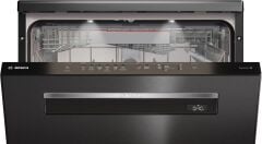 SMP6ENC60T-Seri 6 - Solo Bulaşık Makinesi 60 cm Siyah-Inox  - 3 ÇEKMECE