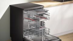 SMP6ENC60T-Seri 6 - Solo Bulaşık Makinesi 60 cm Siyah-Inox  - 3 ÇEKMECE