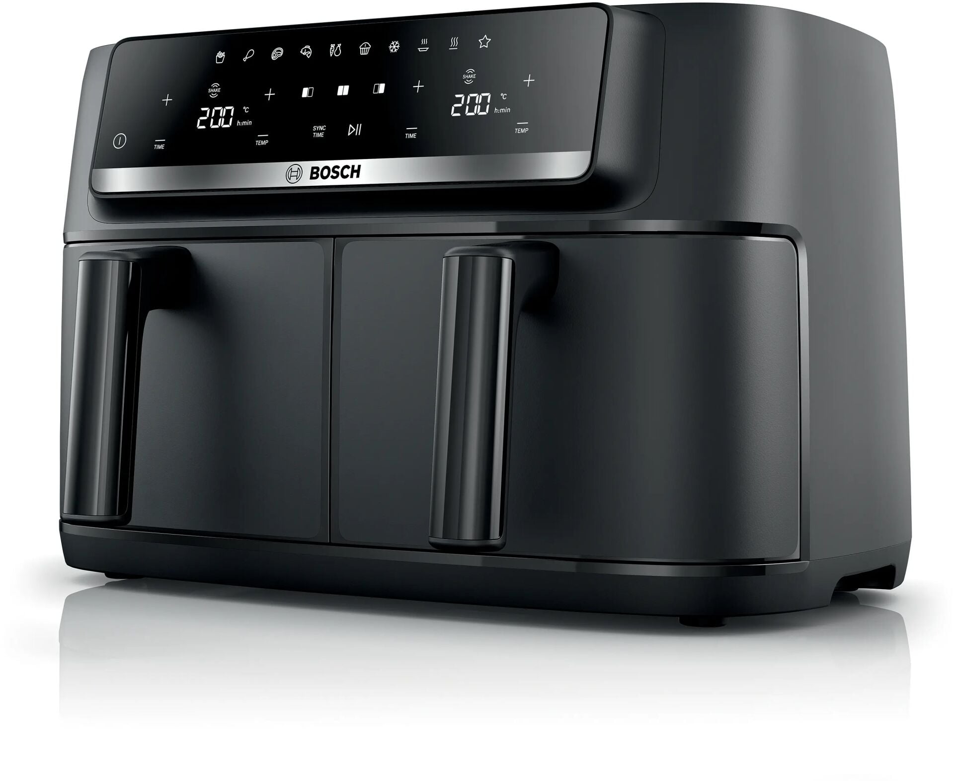 MAFD440B0-Seri 4 Çift ÇekmeceliAir Fryer Siyah (9 lt) 2500 W