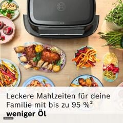 MAFD490B1-Seri 4 Çift ÇekmeceliAir Fryer Siyah (10 lt) 2500 W