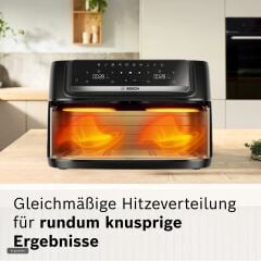 MAFD490B1-Seri 4 Çift ÇekmeceliAir Fryer Siyah (10 lt) 2500 W