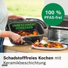 MAFD490B1-Seri 4 Çift ÇekmeceliAir Fryer Siyah (10 lt) 2500 W