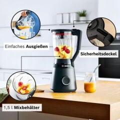MMB4151B-Serie | 4 1200 W SİYAH Blender 1.5 LT