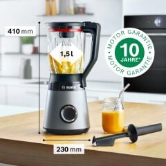 MMB4192S-Serie | 4 1200 W gümüş  Blender 1.5 LT