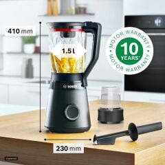 MMB4196B-Serie | 4 1200 W siyah Blender 1.5 LT