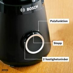 MMB4196B-Serie | 4 1200 W siyah Blender 1.5 LT