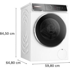 WGB256A1ME-Serie 8 Çamaşır Makinesi 10 kg 1600 dev./dak. - Beyaz  - A Enerji - Homeconnect