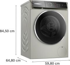 WGB256AXME-Serie 8 Çamaşır Makinesi 10 kg 1600 dev./dak. - Silver  - A Enerji - Homeconnect